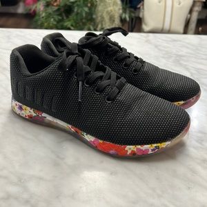 No bull Black and Floral Sneakers Size W7.5